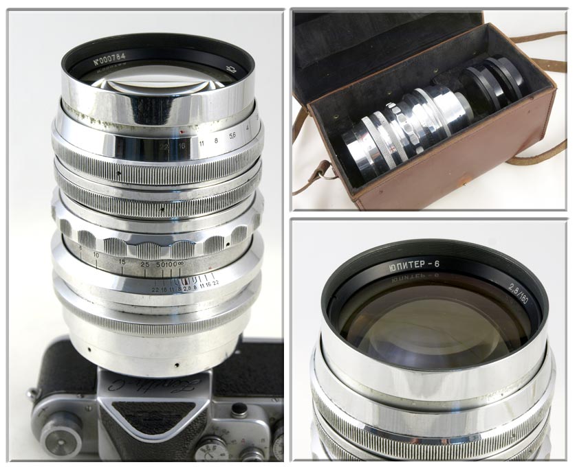 Jupiter-6, 180/2.8, M39 Zenit Mount