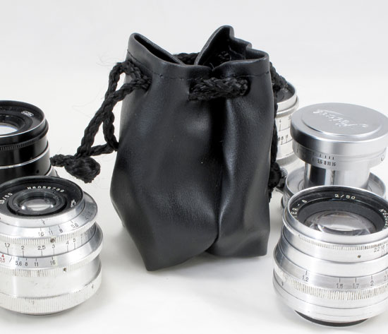 Soft pouch for lenses, small